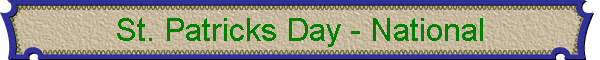 St. Patricks Day - National